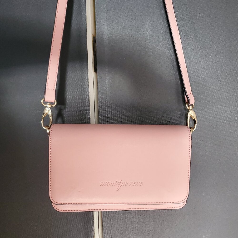 Monique Rene convertible clutch with interchangeable flap